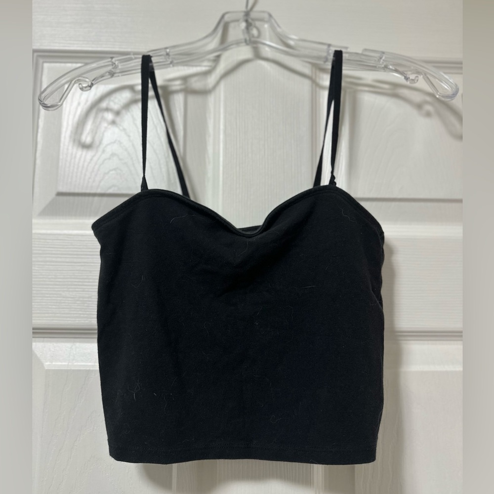 Abercrombie & Fitch Black Crop Top